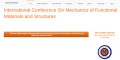 International Conference On Mechanics of Functional Materials and Stru