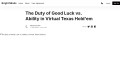 Online Casino Guidelines And Percentages Explained