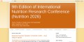 8th Edition of International Nutrition Research Conference
