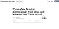 Versusbola Situs Judi Bola Online & Situs Judi Slot Online Gacor