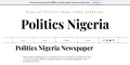 The Nigerian Politics News today headlines