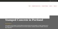Stamped Concrete Portland