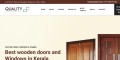 Wooden Doors, Windows & Frames in Kannur | Quality Wood