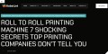 roll to roll printing machine