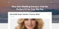 Dresses for curvy brides