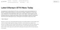 Ethereum Latest News: Stay Ahead with The Crypto Basic