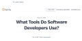 What Tools Do Software Developers Use?
