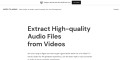 Extract High-quality Audio Files from Videos