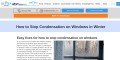 Best ways to stop condensation on windows in Winter