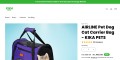 Best Airline Pet Dog Cat Carrier Bag with Cozy Fleece Pet Bed - KiKA PETS