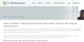 Title Search Services Tennessee