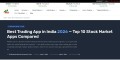 Best trading apps in India