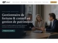 Conseils en gestion de patrimoine