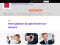 Détails : fides patrimoine finance
