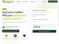 Détails : Plan Épargne Retraite en ligne