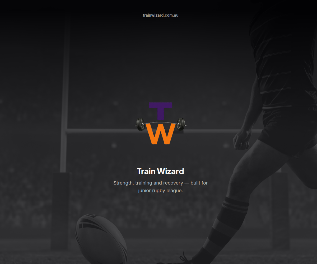 Train Wizard website screenshot