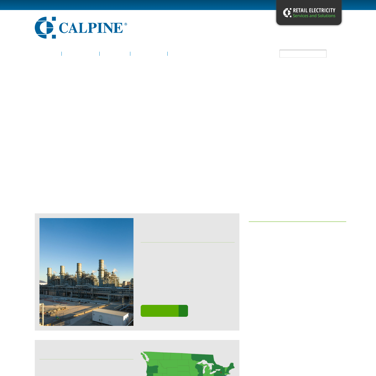 Calpine Website Preview
