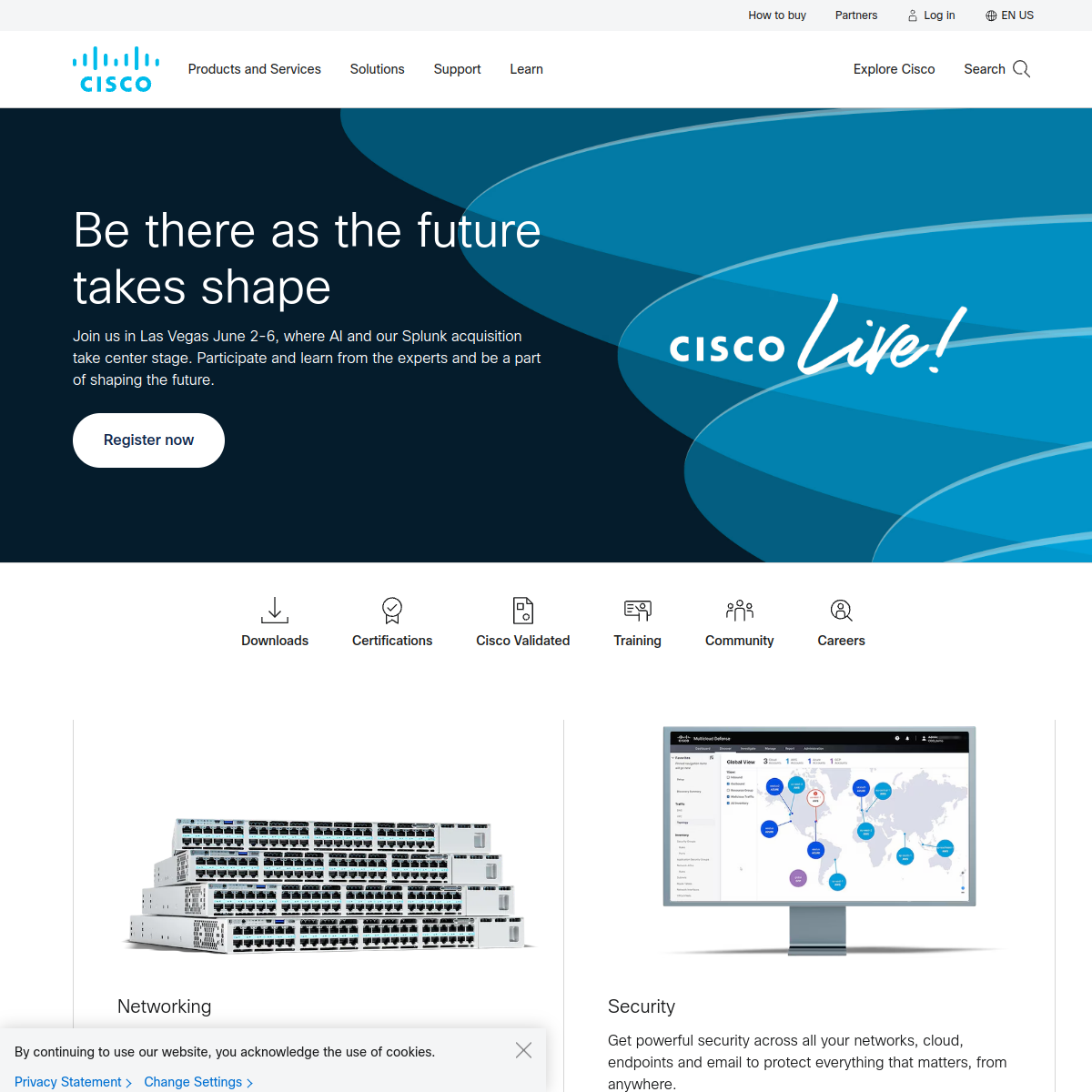 Cisco Systems Website Preview