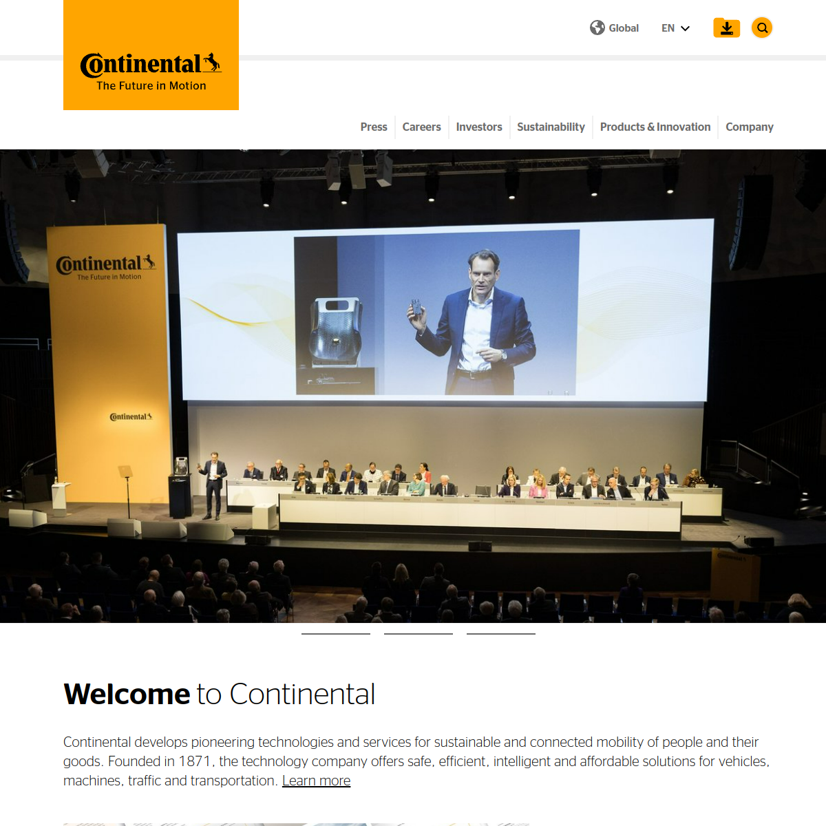 Continental Airlines Website Preview