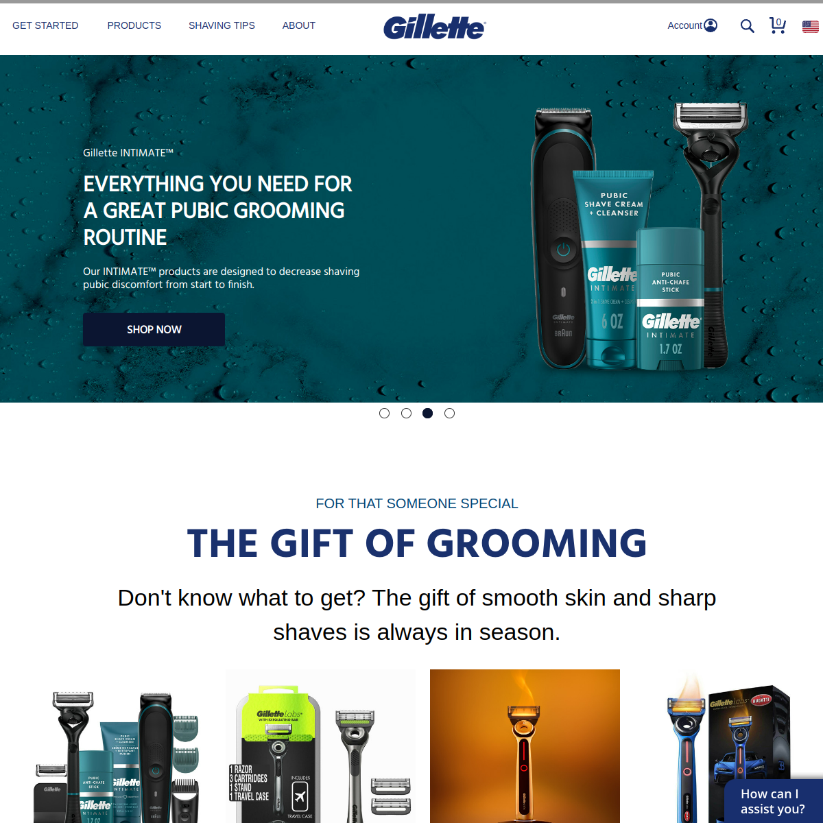 Gillette Website Preview