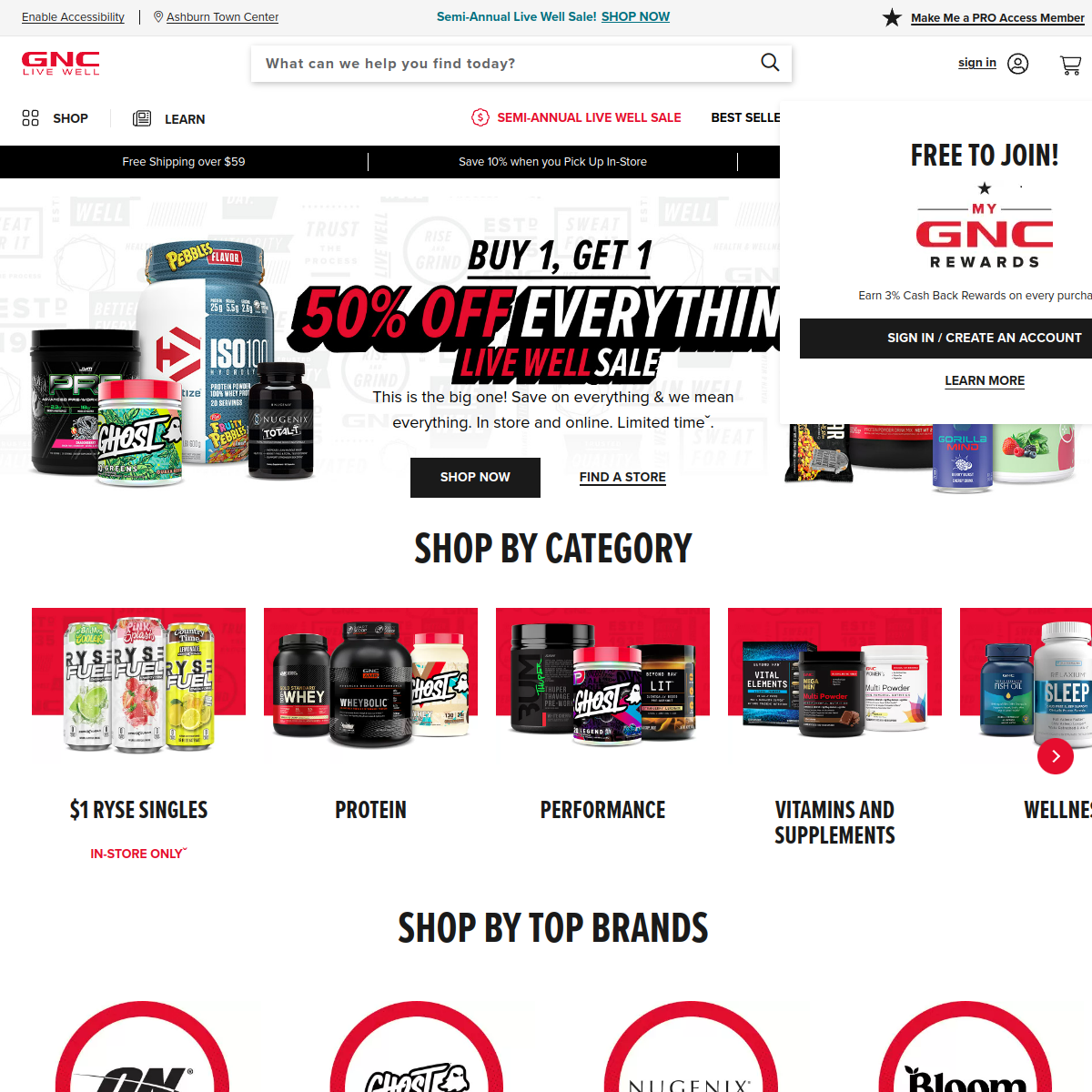 GNC Website Preview