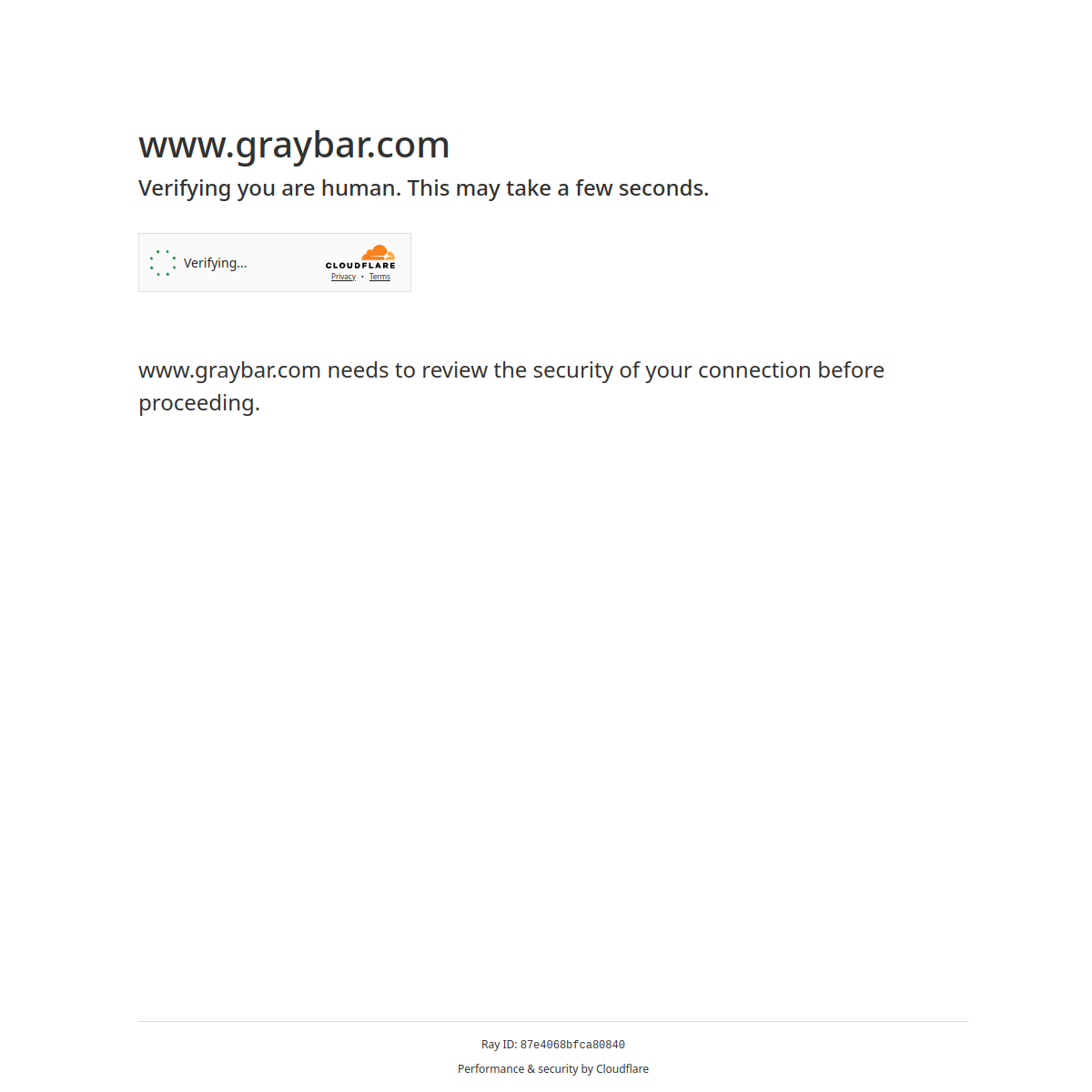 Graybar Electric Website Preview