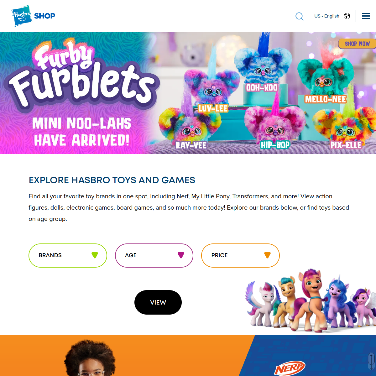Hasbro Website Preview