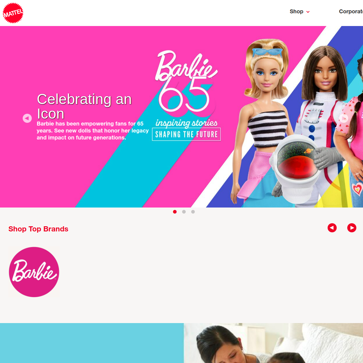 Mattel Website Preview