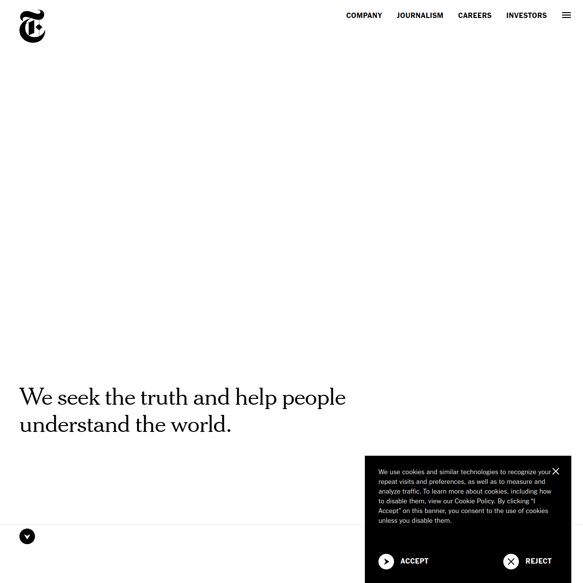 New York Times Website Preview