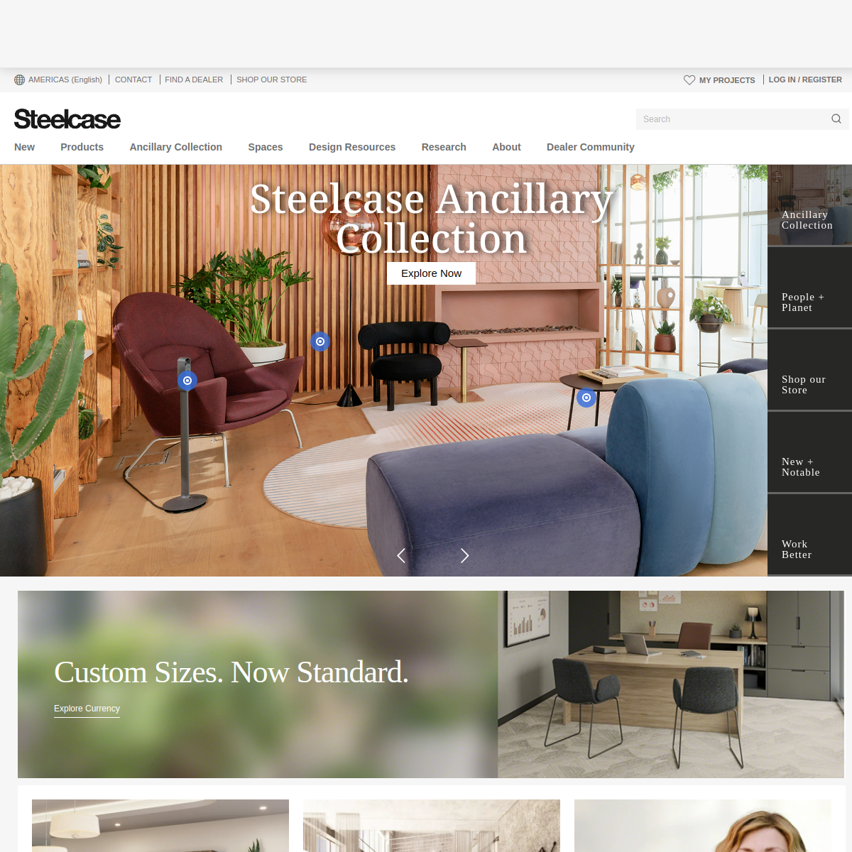Steelcase Website Preview