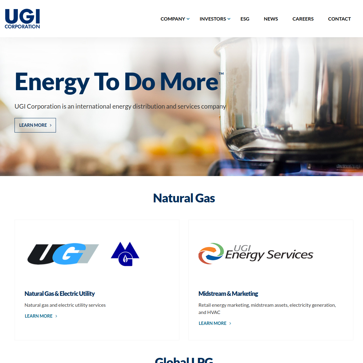 UGI Website Preview