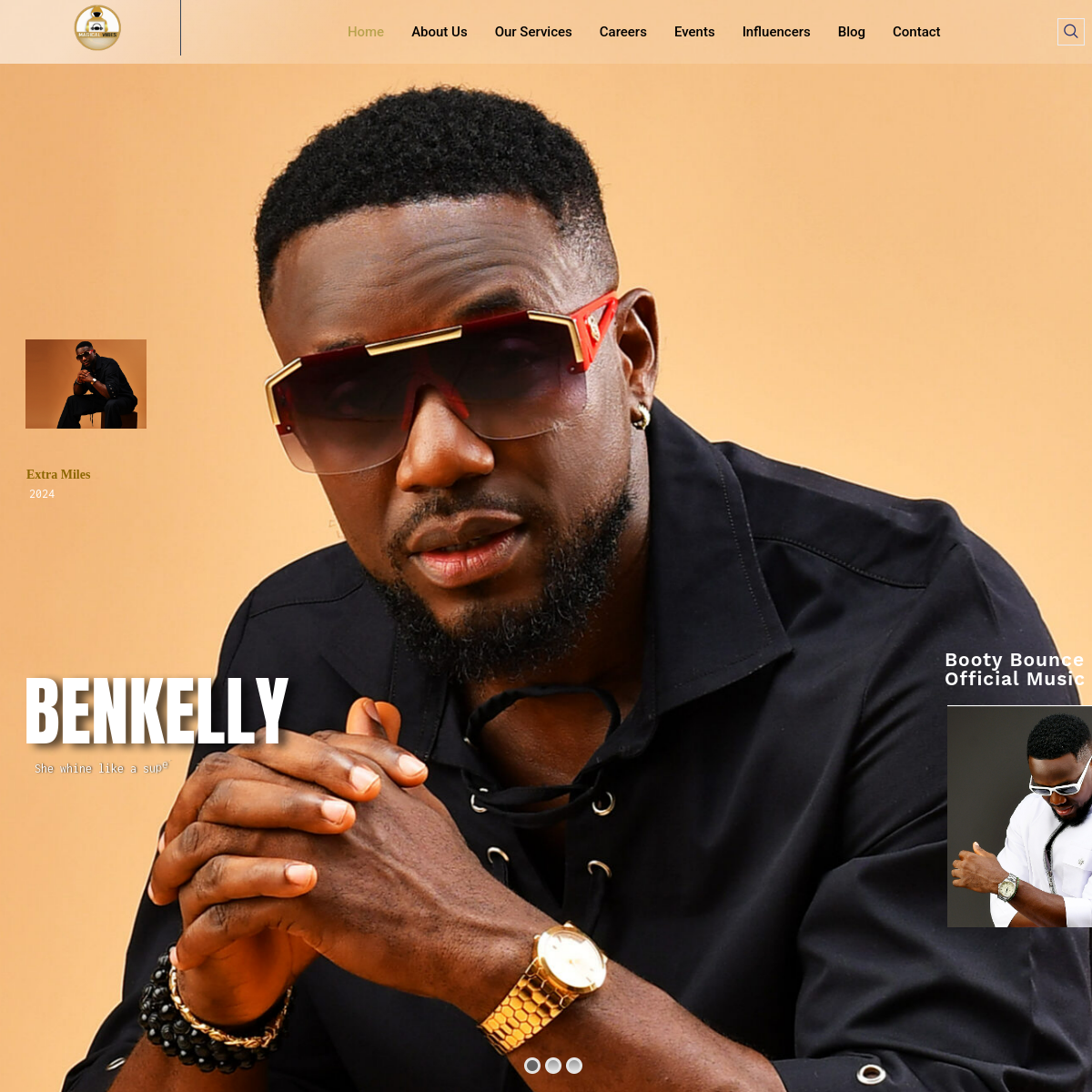Magical Vibes Entertainment website screenshot