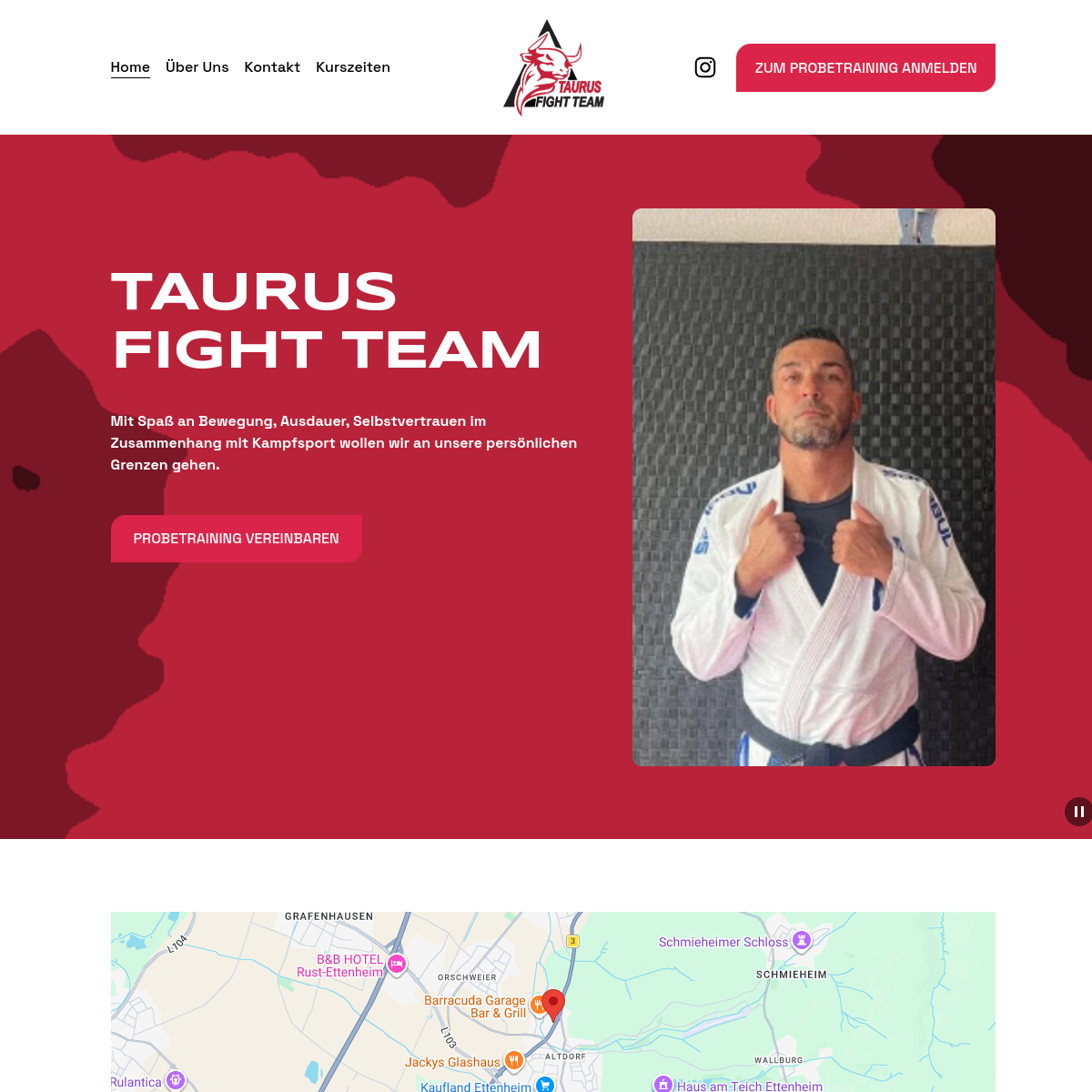 Vorschau der Website von Taurus Fight Team