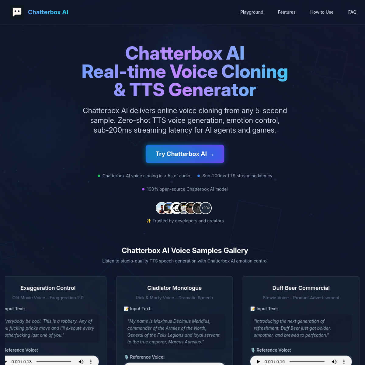 Chatterbox AI Voice Generator