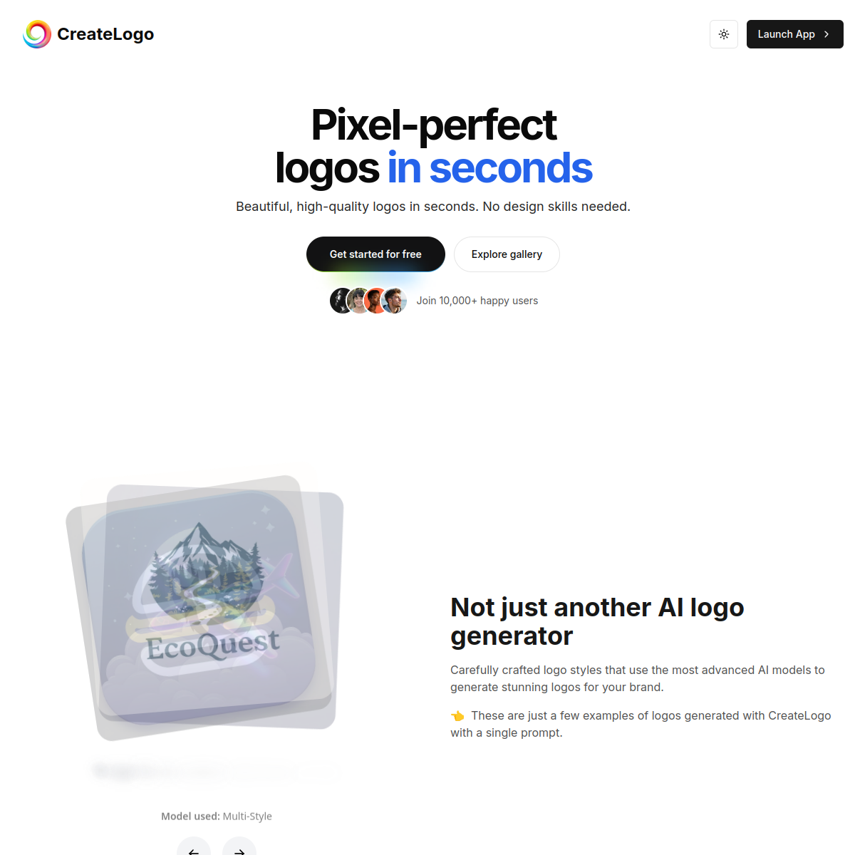 CreateLogo AI Logo Generator