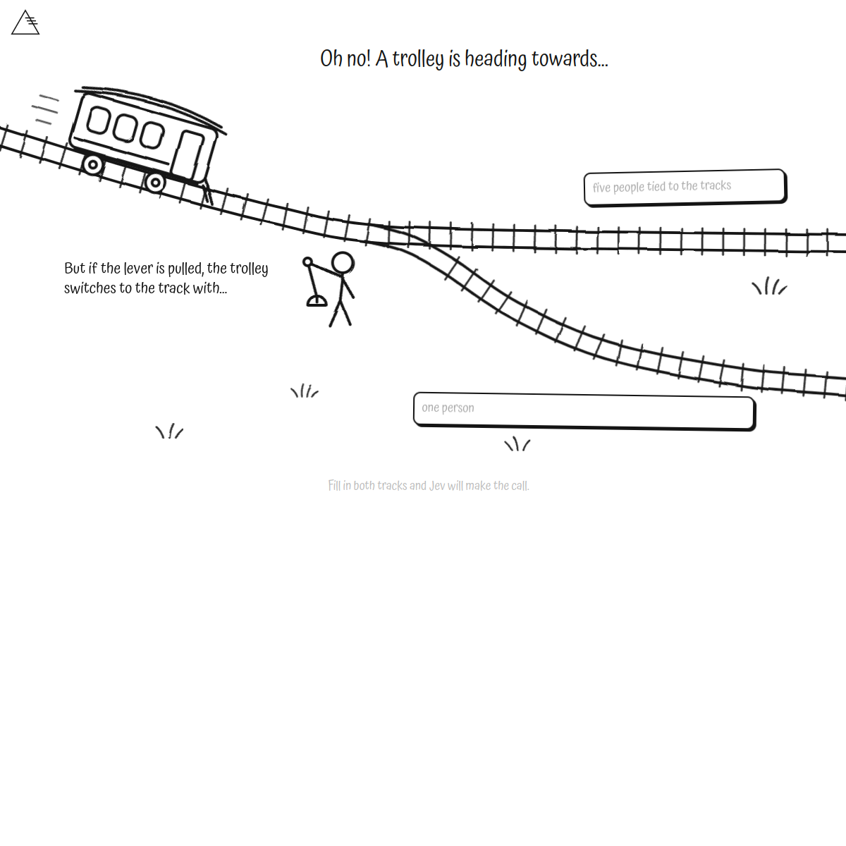 Will Jev pull the lever in the trolley problem?