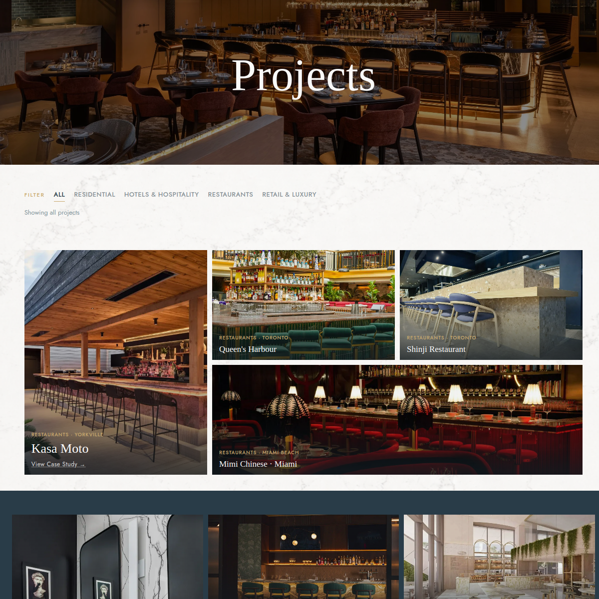 Solid Stone projects gallery — live