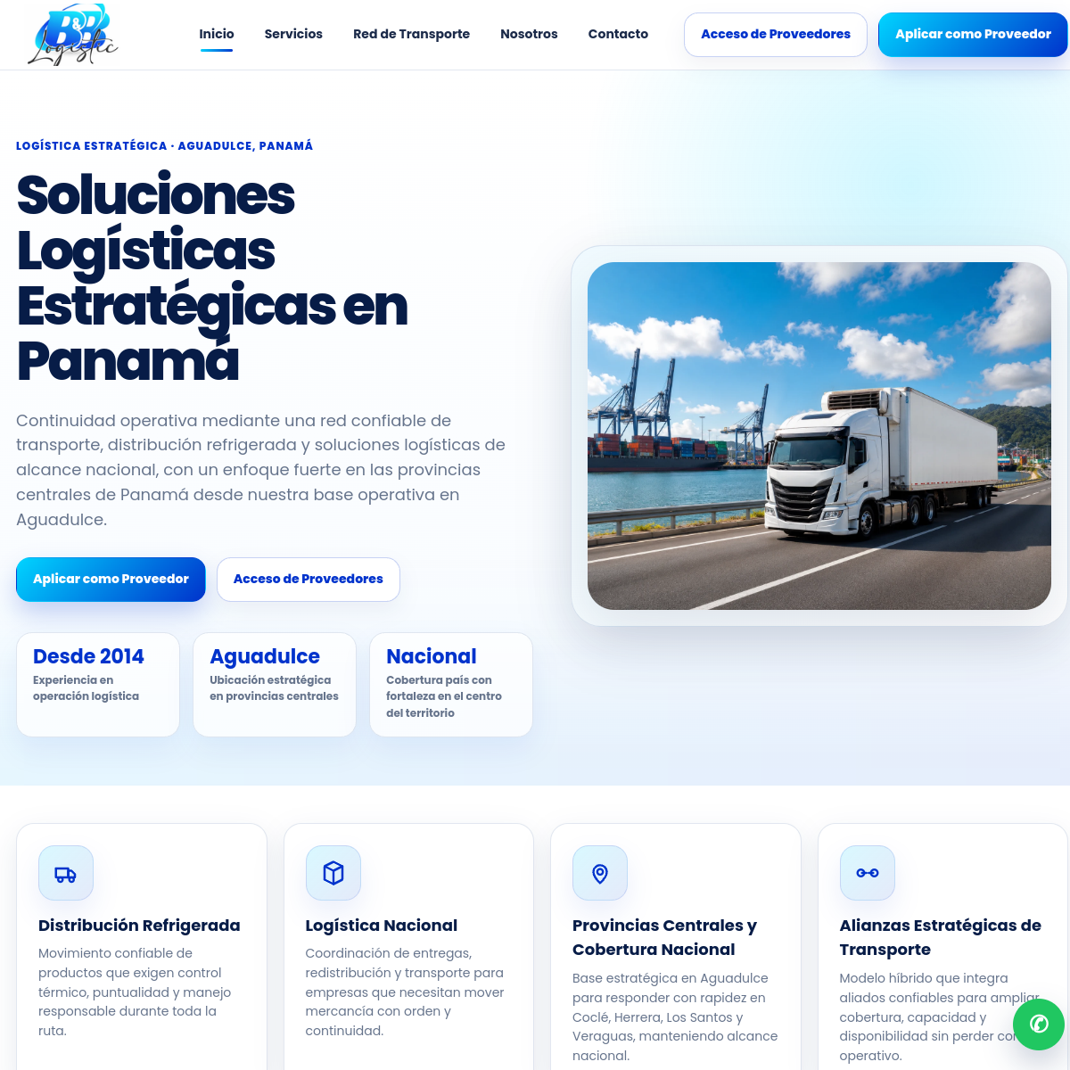 Vista previa del proyecto BB Logistic