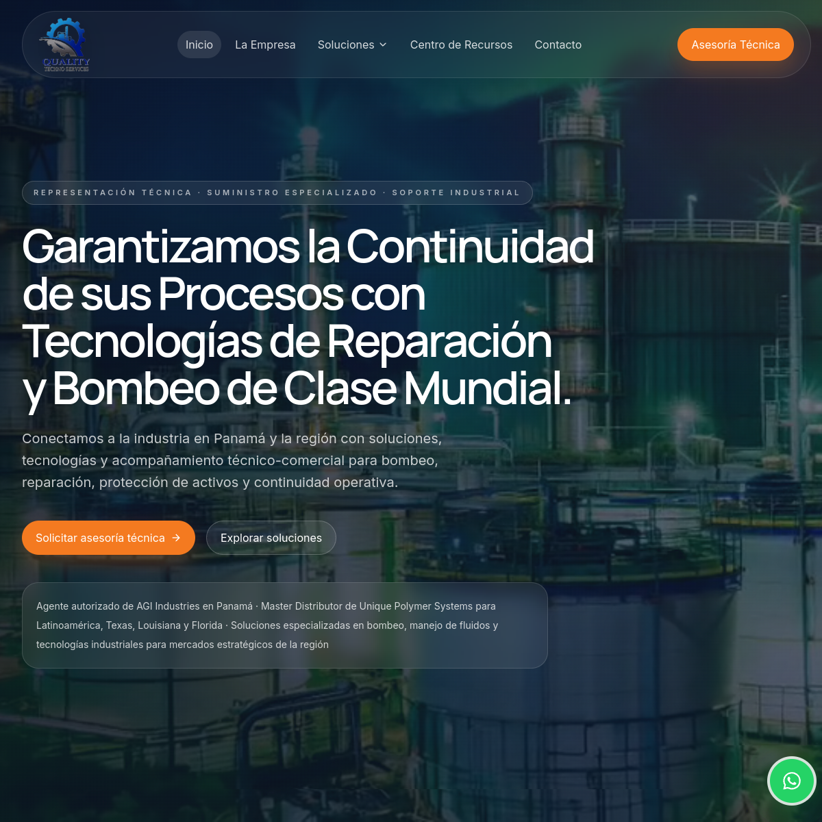 Vista previa del proyecto Quality Techno Services