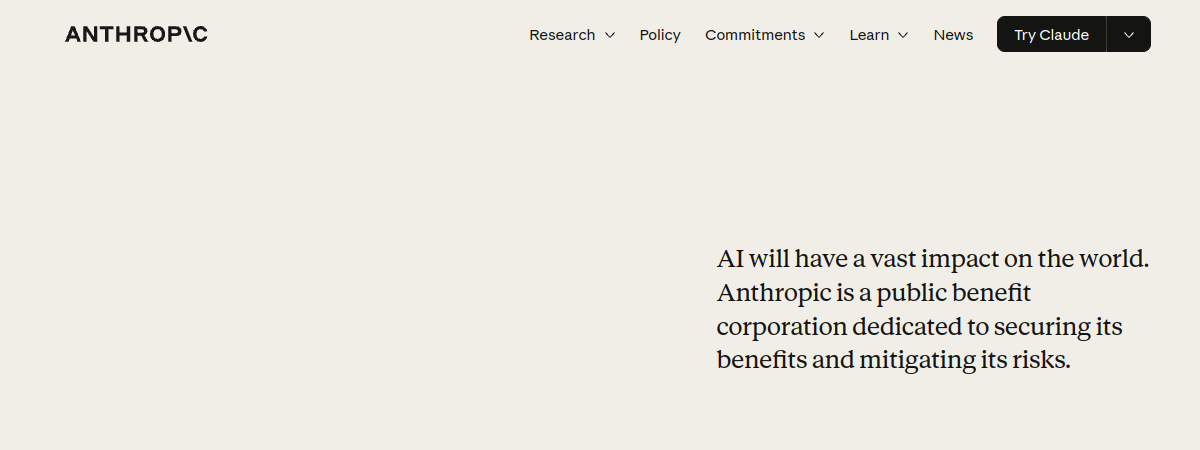 Anthropic website preview