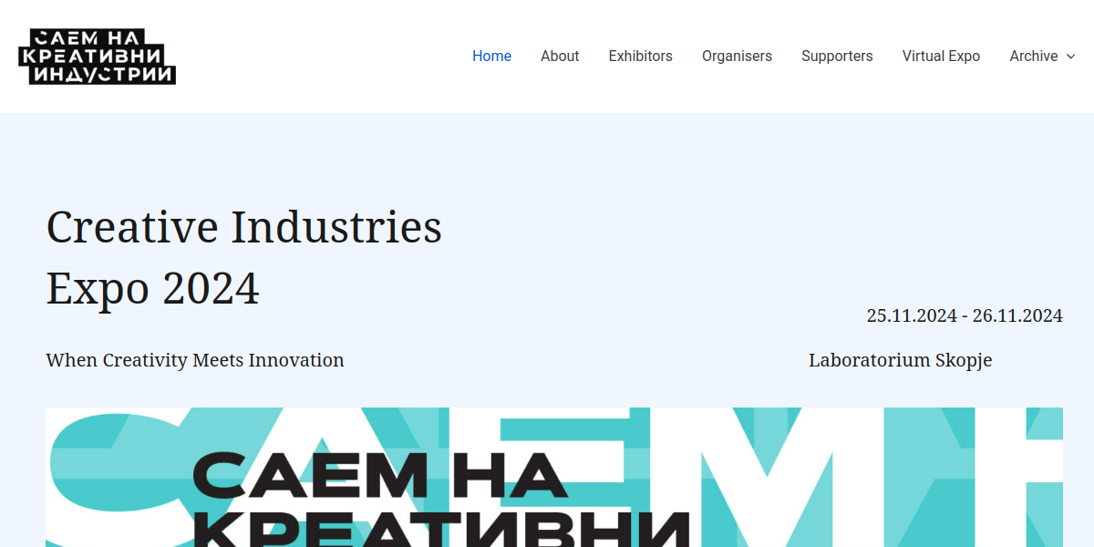 Creative Expo website