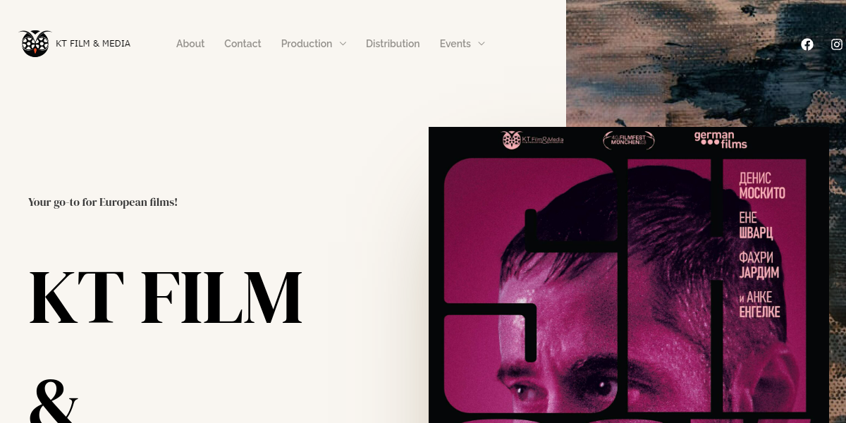 KT Film Media website