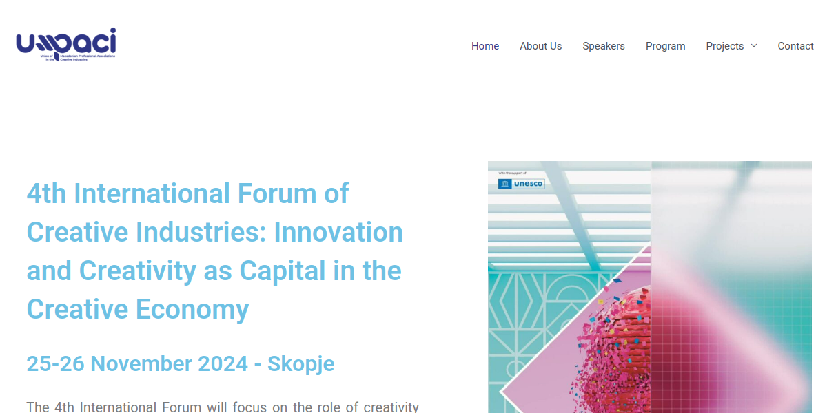 Creative Forum website