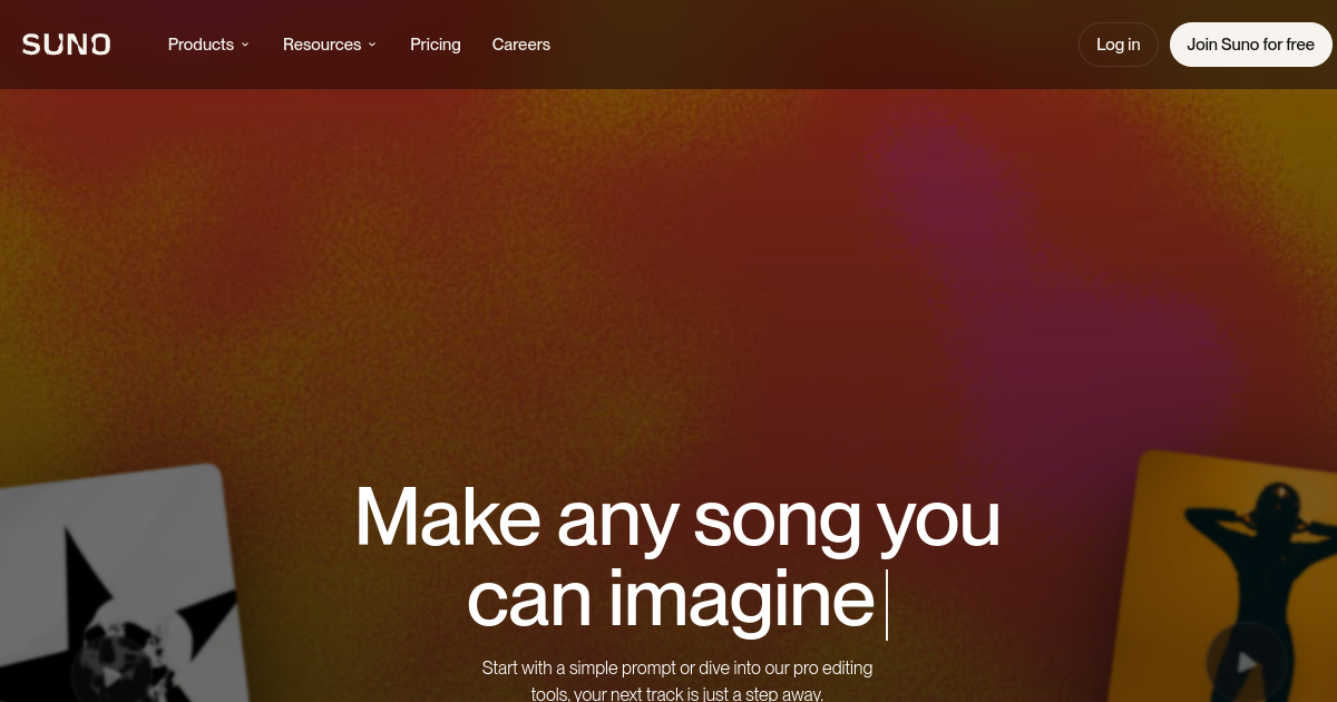 Suno AI screenshot