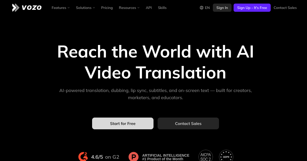 Vozo AI screenshot