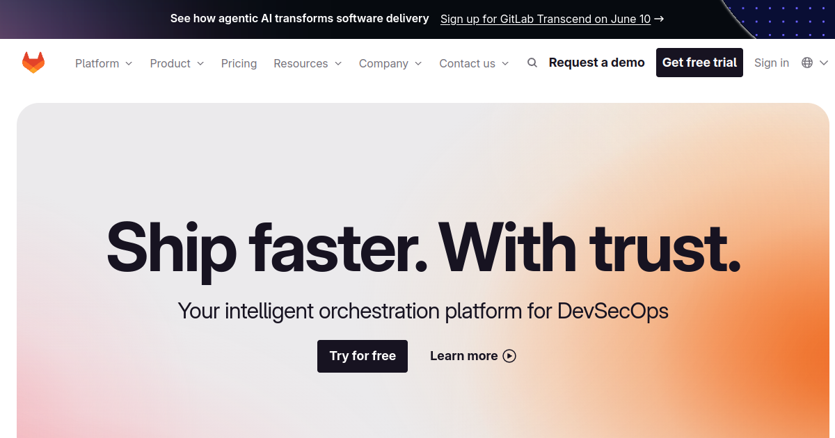 GitLab screenshot
