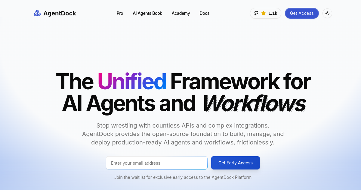 AgentDock screenshot