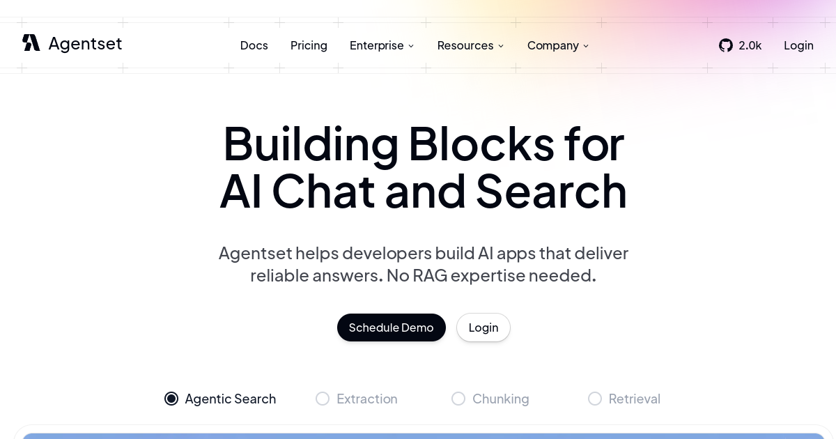 Agentset screenshot
