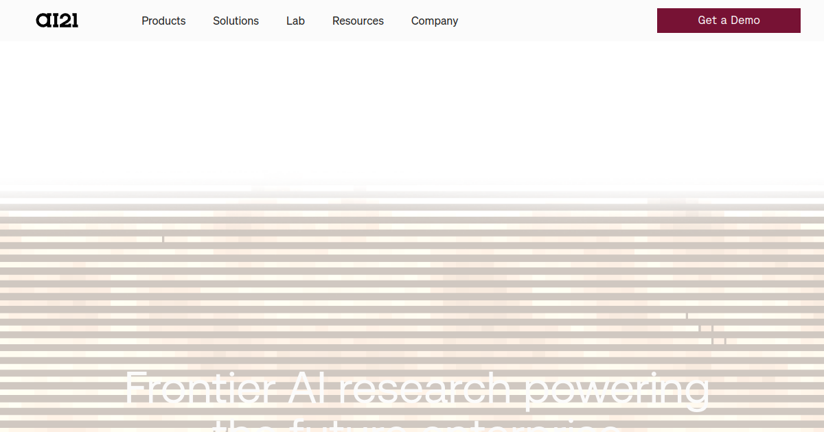 AI21 screenshot