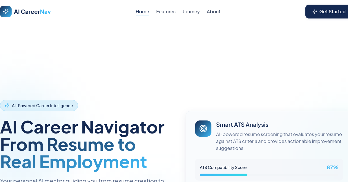 Career-Navigator screenshot